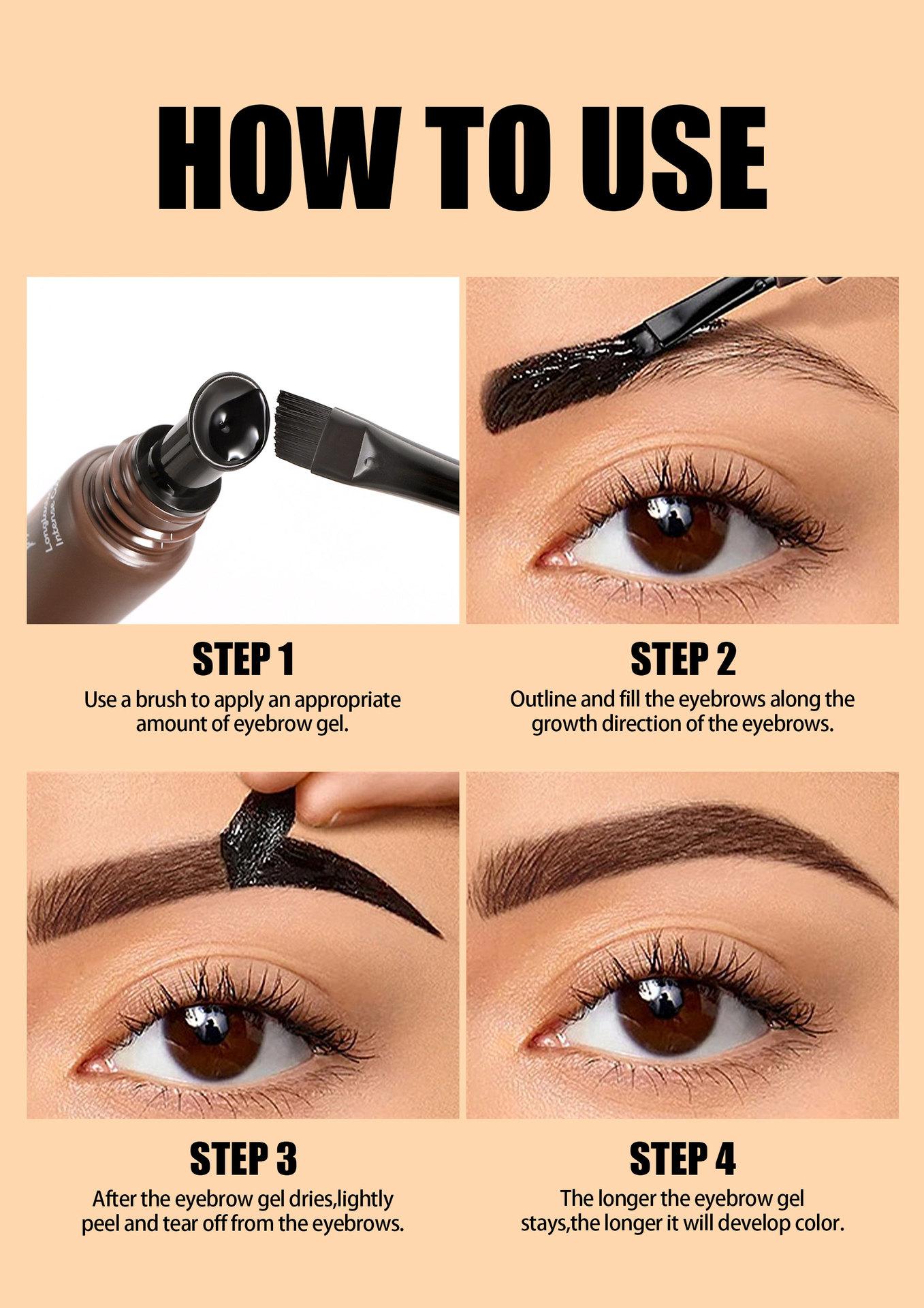 LAST DAY - BUY 1 GET 1 FREE💜Tear-Off Brow Tint – Waterproof, Non-Fading, Long-Lasting Pigment