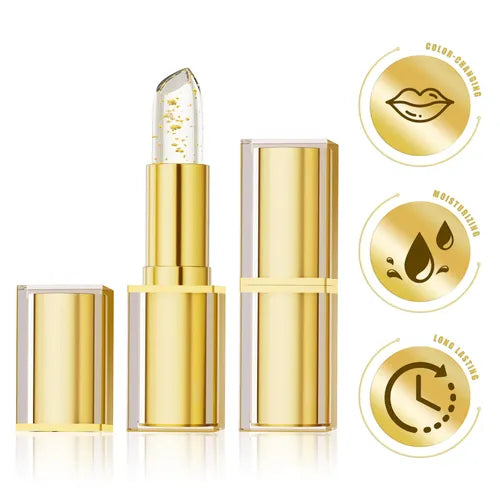 ✨Transferproof Color-Changing Lipstick💄CrystalClear Color Alchemy 💋 Auto-Tints on Contact!