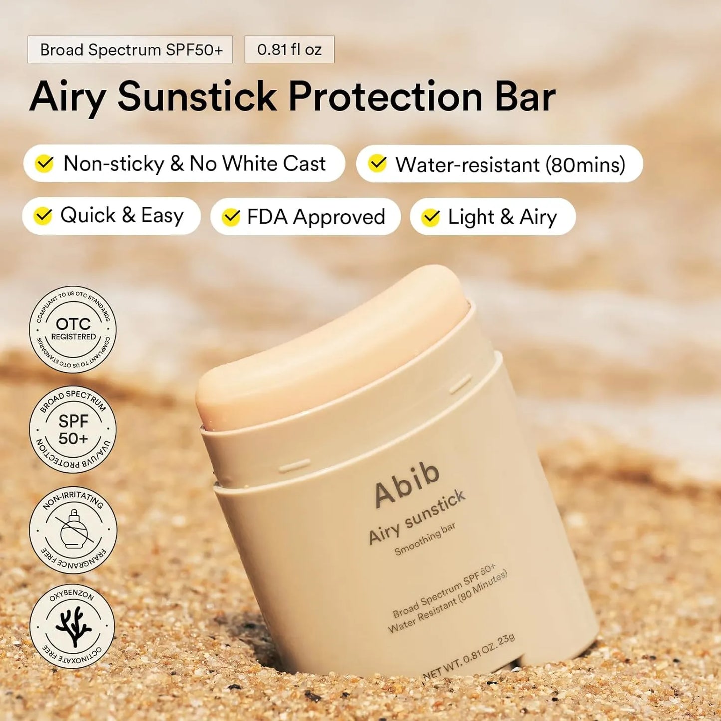 SPF 50+ Sun Protection Without The White Cast - Stay Fresh, Smooth & Protected All Day