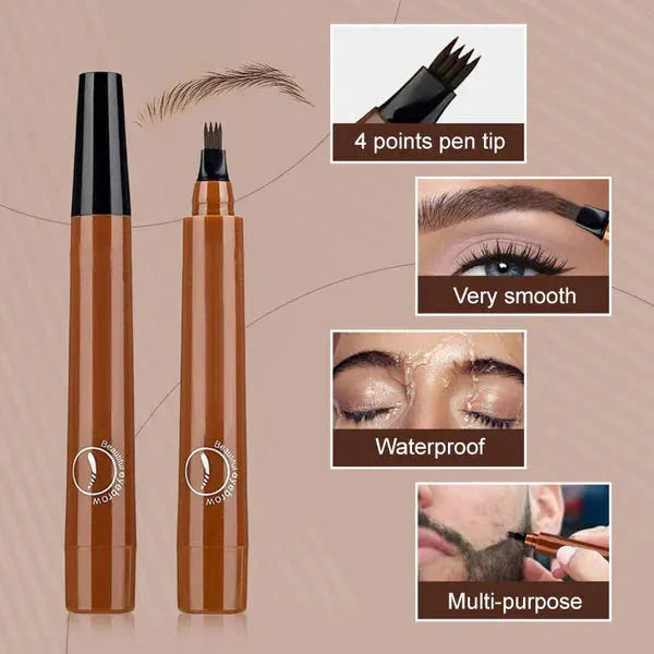 🎁Buy 1 Get 1 Free🔥Waterproof 4-Tip Eyebrow & Beard Microblading Pen✨