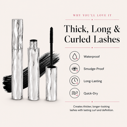 LAST DAY - BUY 1 GET 1 FREE💜Waterproof Curling & Lengthening Mascara