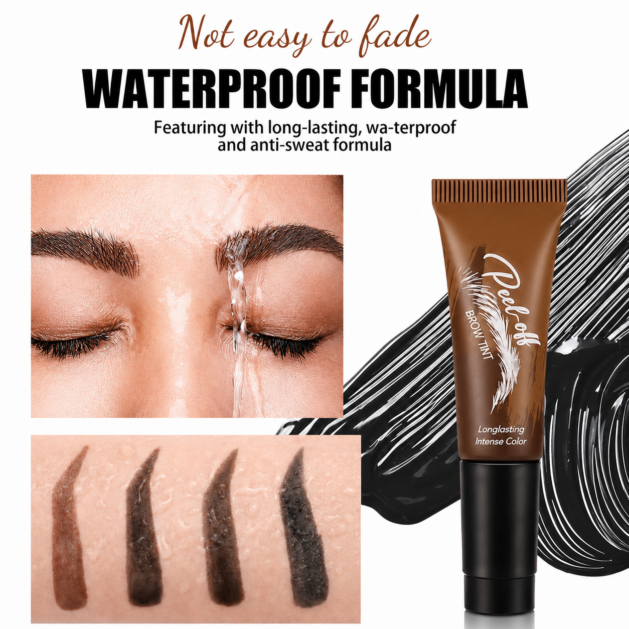 LAST DAY - BUY 1 GET 1 FREE💜Tear-Off Brow Tint – Waterproof, Non-Fading, Long-Lasting Pigment