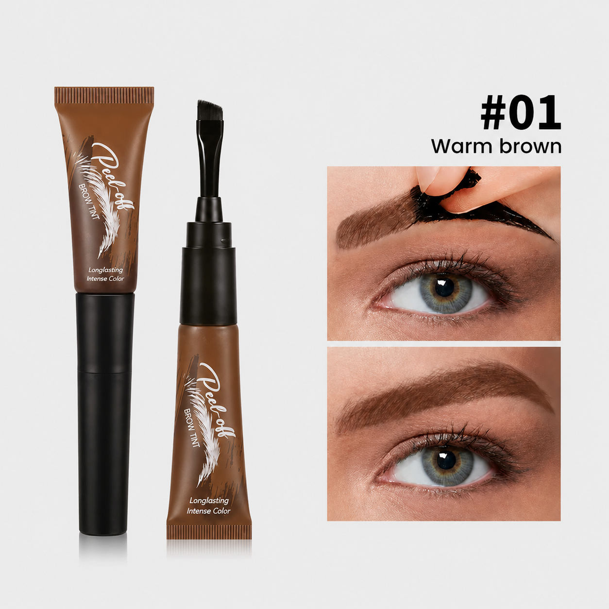 LAST DAY - BUY 1 GET 1 FREE💜Tear-Off Brow Tint – Waterproof, Non-Fading, Long-Lasting Pigment