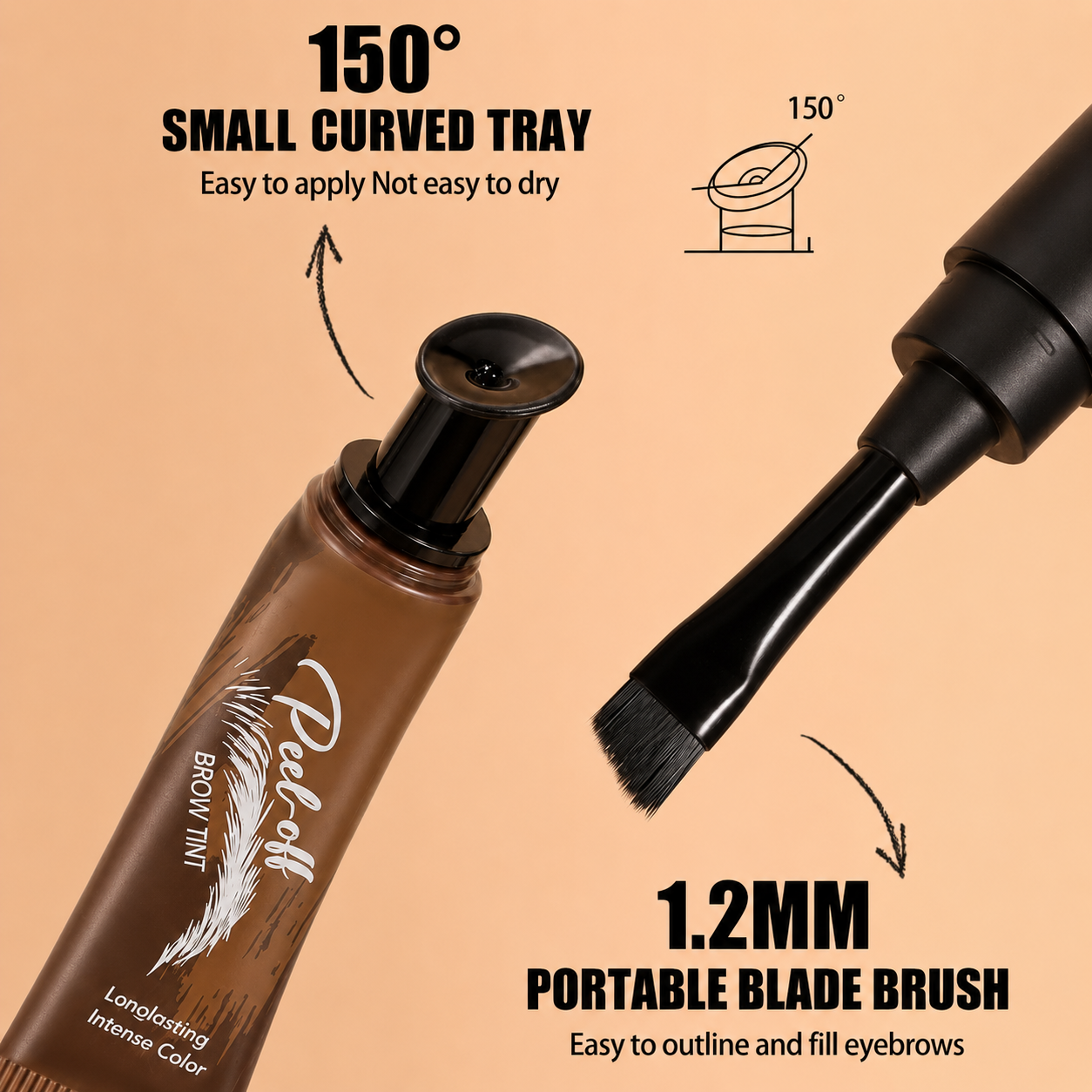 LAST DAY - BUY 1 GET 1 FREE💜Tear-Off Brow Tint – Waterproof, Non-Fading, Long-Lasting Pigment