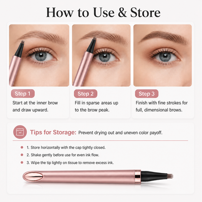 LAST DAY - BUY 1 GET 1 FREE💜Waterproof Micro-Fork Eyebrow Pencil