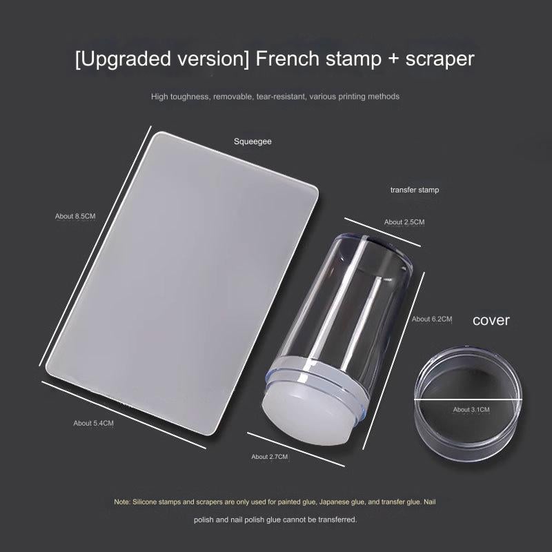 French Manicure Stamp Set