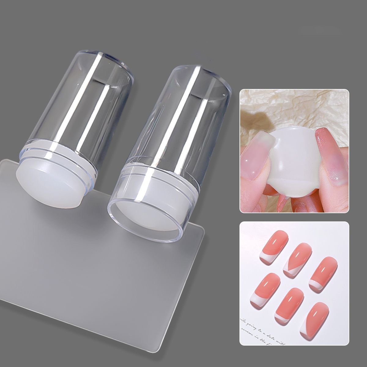 French Manicure Stamp Set